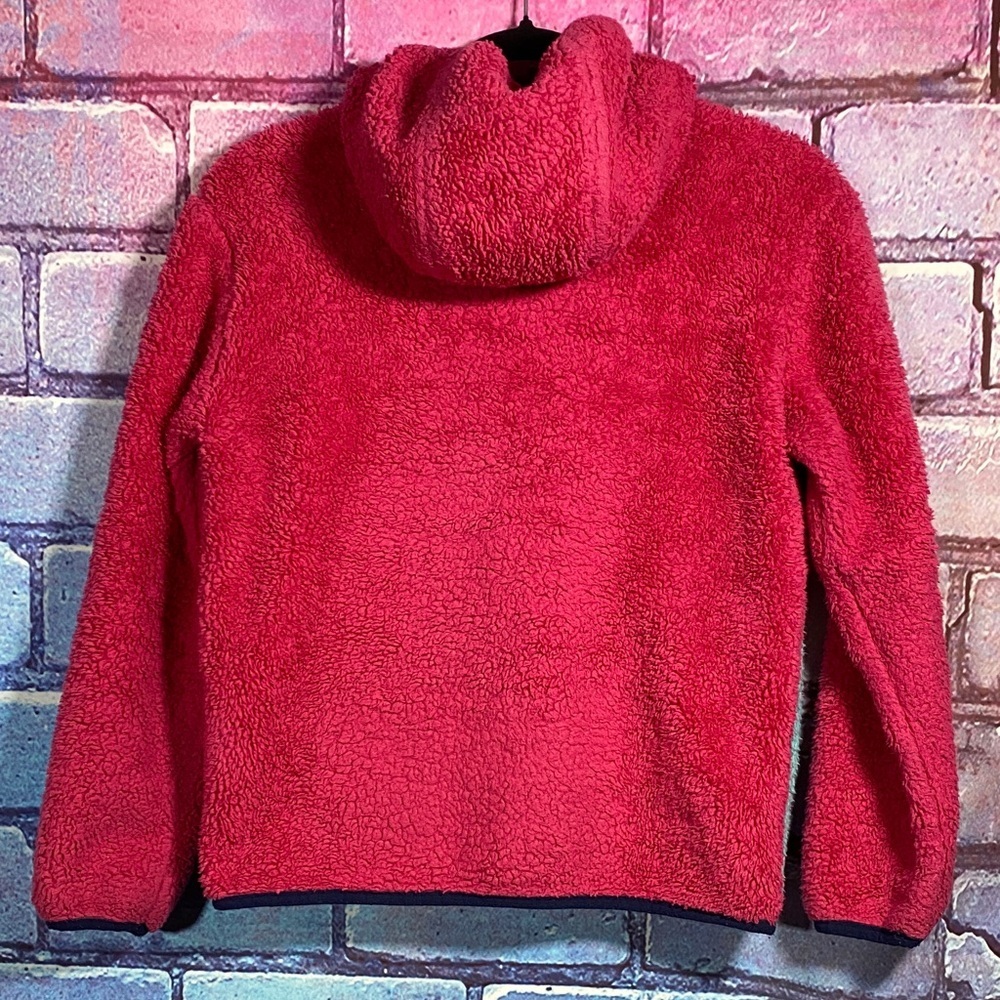 Eddie Bauer Kids Sherpa Fleece Jacket Medium 10–12 Colorblock Full Zip - Picture 5 of 7